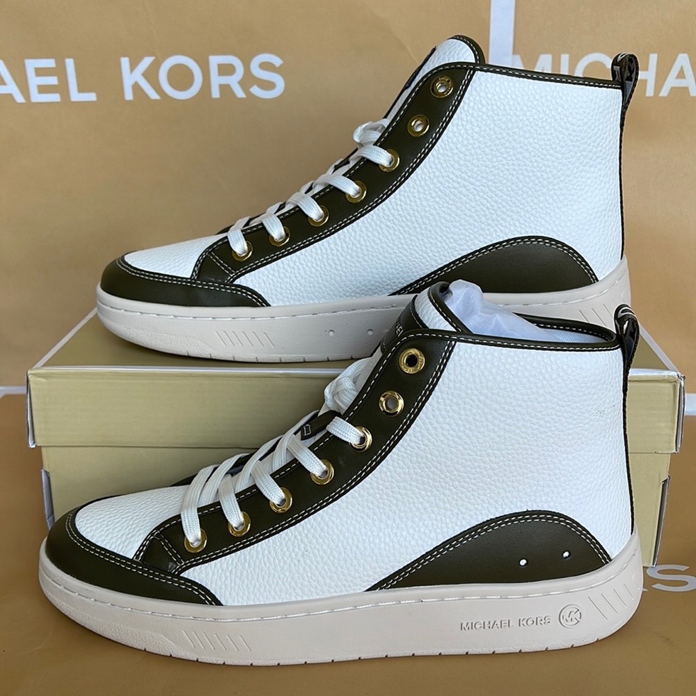 MICHAEL KORS SHEA MID HIGH TOP
FAUX LEATHER
49F3SHFESL
OLIVE
New